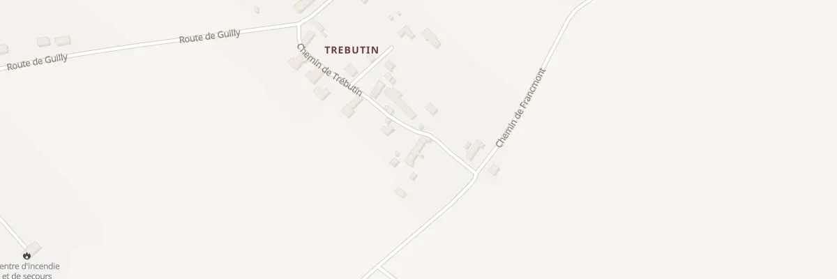 Plan du 164 Trebutin à Sainte-Solange