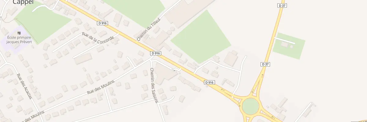 Plan du 101 Rte Nationale à Saint-Sylvestre-Cappel