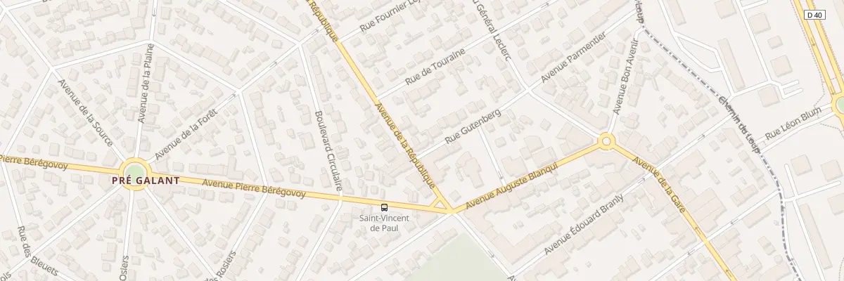 Plan du 3B Rue Gutenberg à Villepinte