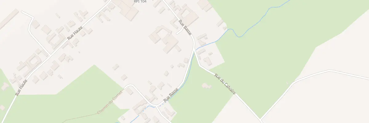 Plan du 256 Rue Basse à Hermin