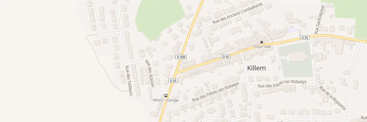 Plan du 1 Rue St Michel à Killem