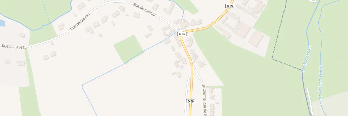 Plan du 420 Rue de l’Eclème à Robecq