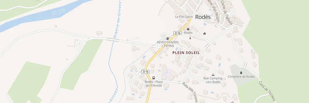 Plan du 31 Le Village à Rodès