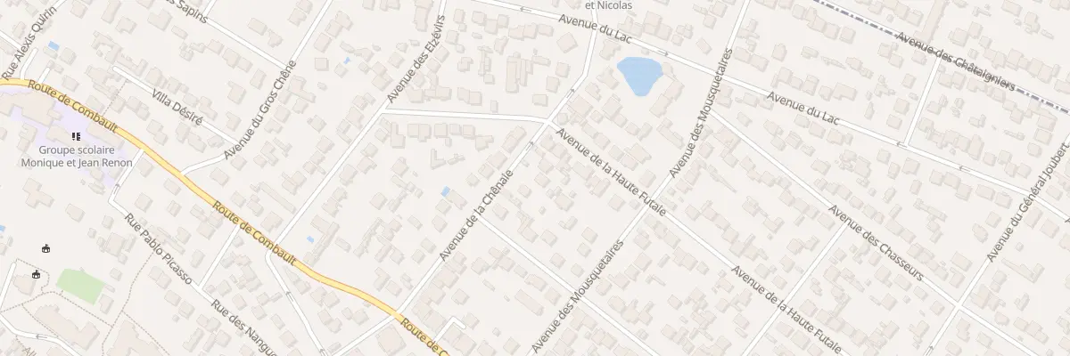 Plan du 14 Av de la Chênaie à Villiers-sur-Marne