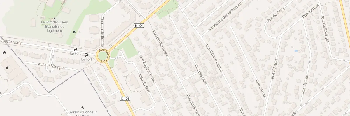 Plan du 26 Rue du Richardet à Noisy-le-Grand
