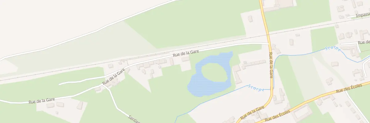 Plan du 17B Rue de la Gare à Savy-Berlette