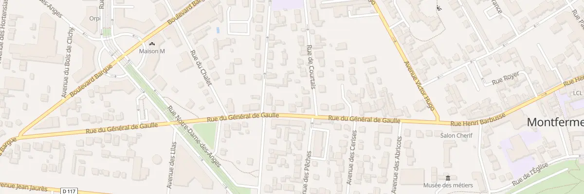 Plan du 26B Rue du Général de Gaulle à Montfermeil