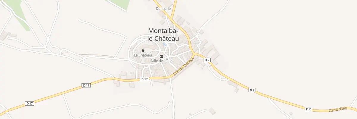 Plan du 105 Le Village à Montalba-le-Château