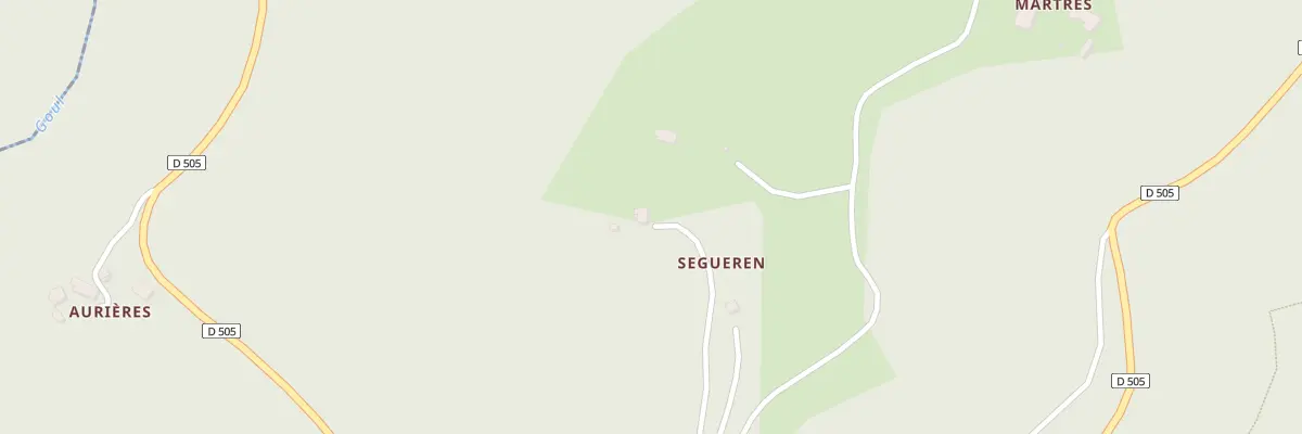 Plan du 5058 Segueren à Murols