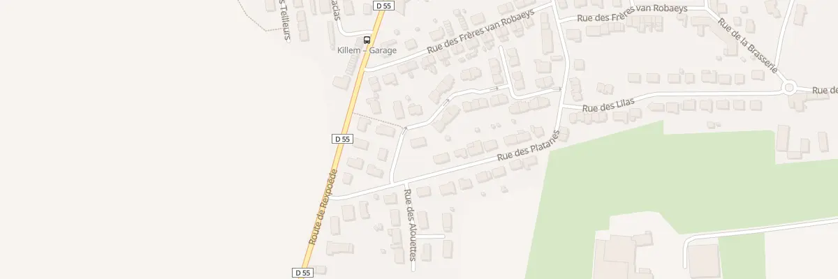 Plan du 28 Rue des Alouettes à Killem