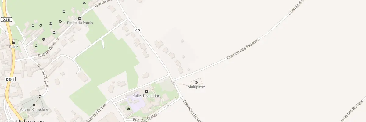 Plan du 30 Rue d’Olhain à Rebreuve-Ranchicourt