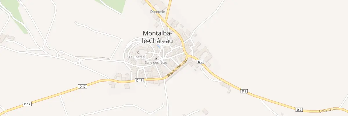 Plan du 104 Le Village à Montalba-le-Château