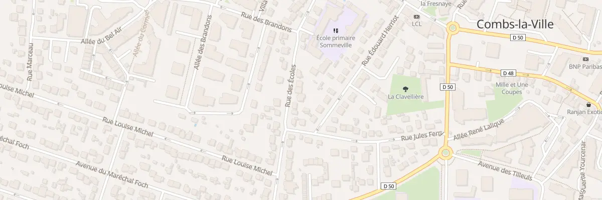 Plan du 31B Rue des Ecoles à Combs-la-Ville