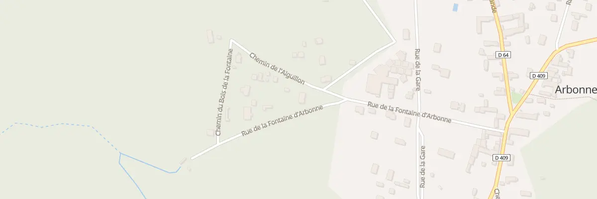 Plan du 342 Rue de la Fontaine d’Arbonne à Arbonne-la-Forêt