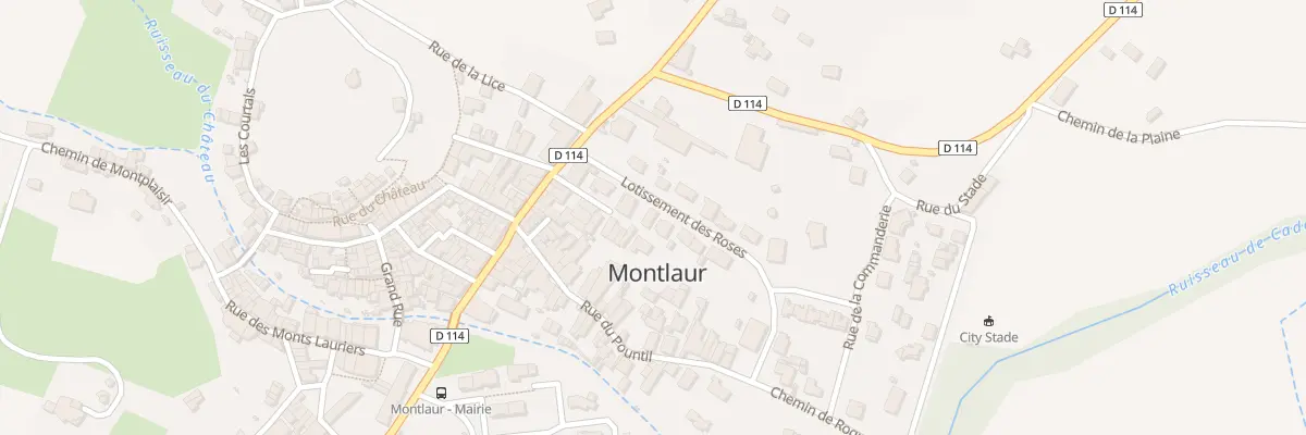 Plan du 159H Le Village Montlaur à Val-de-Dagne
