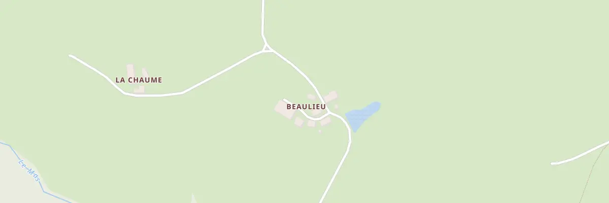 Plan du 3 Beaulieu à Dontreix