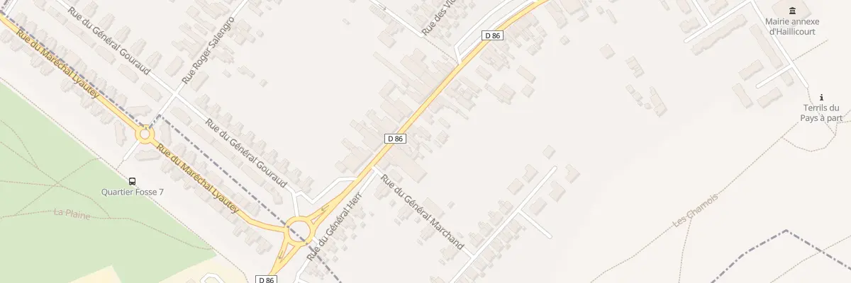 Plan du 1069 Rue Emile Zola à Haillicourt