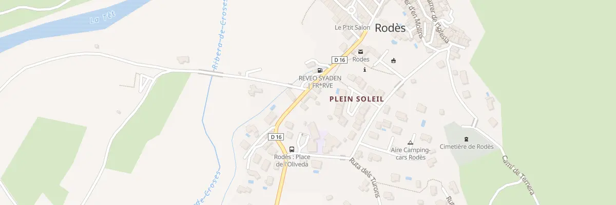 Plan du 10 Cae Gran à Rodès