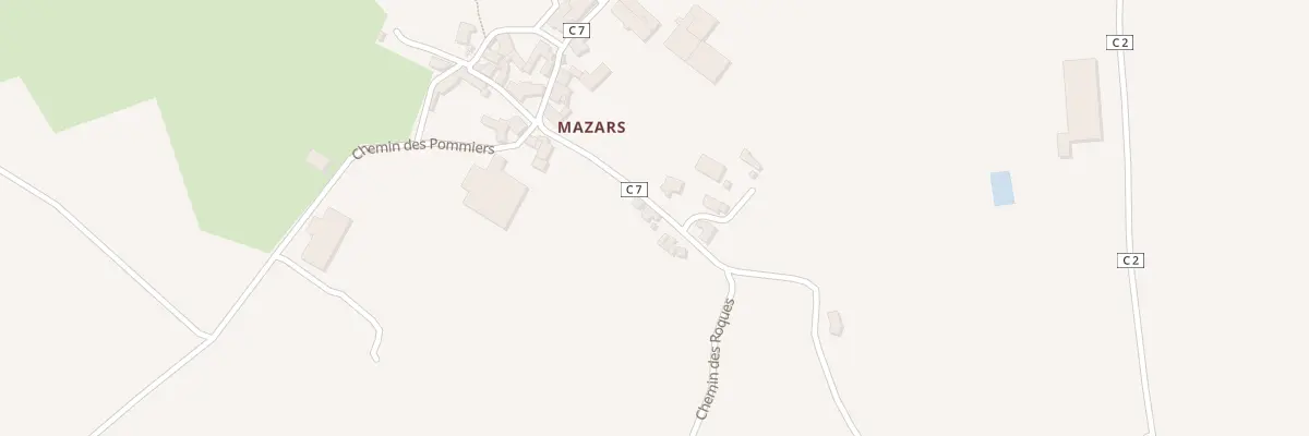 Plan du 5172 Mazars à Comps-la-Grand-Ville