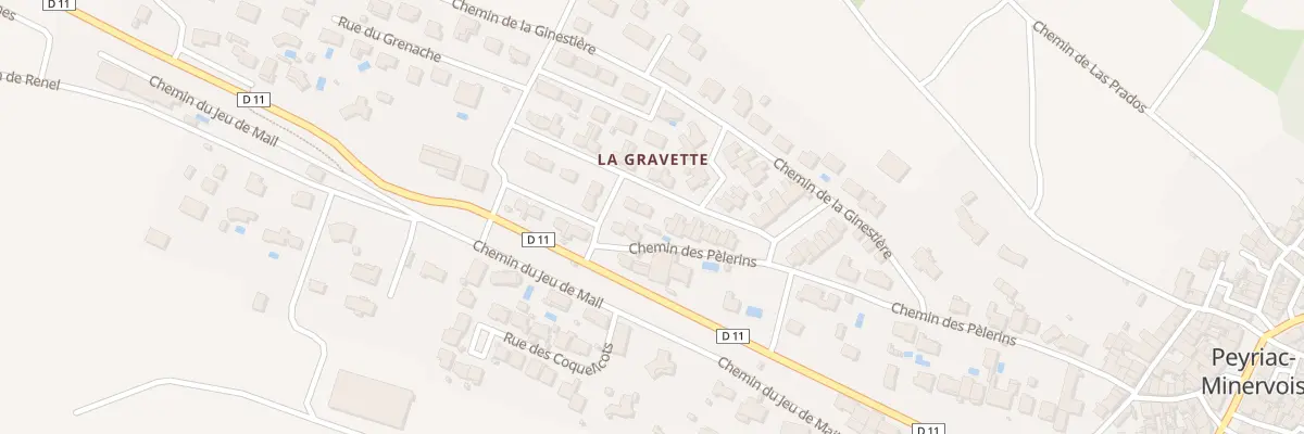 Plan du 364 La Gravette à Peyriac-Minervois