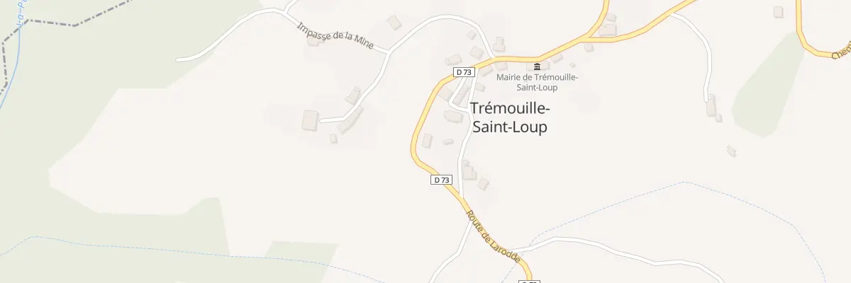 Plan du 5007 Le Bourg à Trémouille-Saint-Loup
