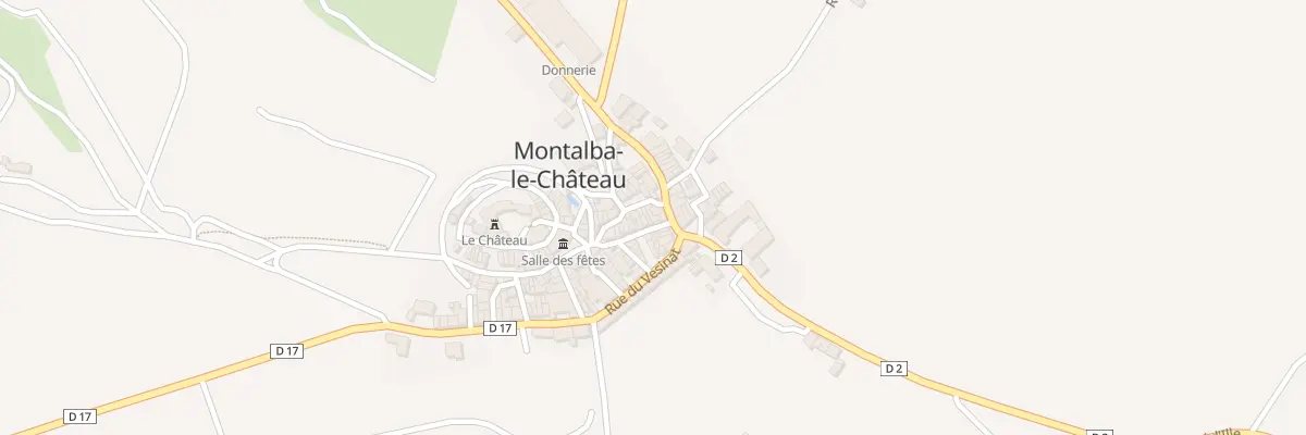 Plan du 110A Le Village à Montalba-le-Château