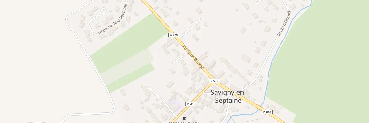 Plan du 11 Rte de Bourges à Savigny-en-Septaine