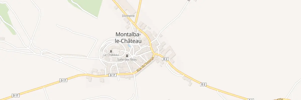 Plan du 85 Le Village à Montalba-le-Château