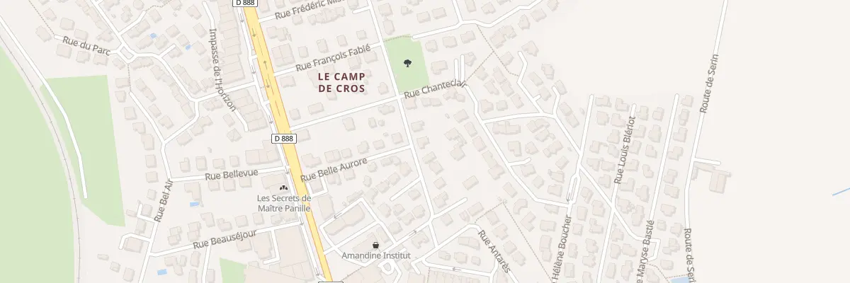 Plan du 10 Rue Henri Fabre à Luc-la-Primaube