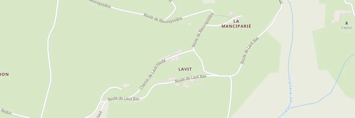 Plan du 5201 Lavit à Rouairoux