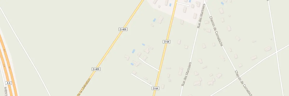 Plan du 580 Rue Jean Moulin à Arbonne-la-Forêt