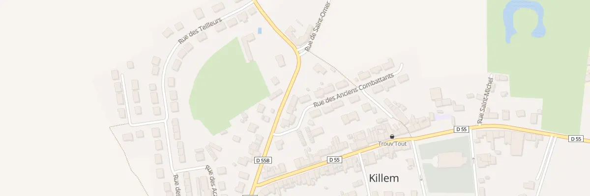 Plan du 7 Rte de St Omer à Killem