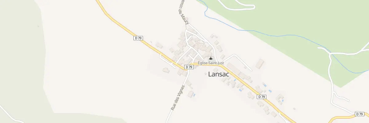 Plan du 6 Village à Lansac