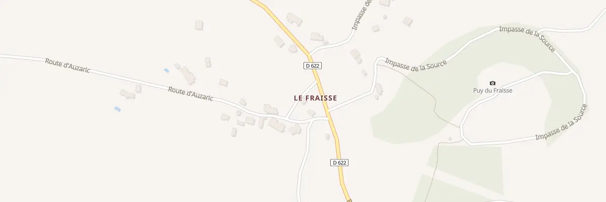 Plan du 6219 Auzaric à Lanobre