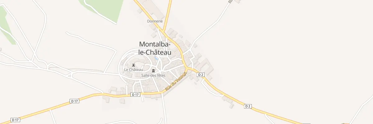 Plan du 10 Le Village à Montalba-le-Château