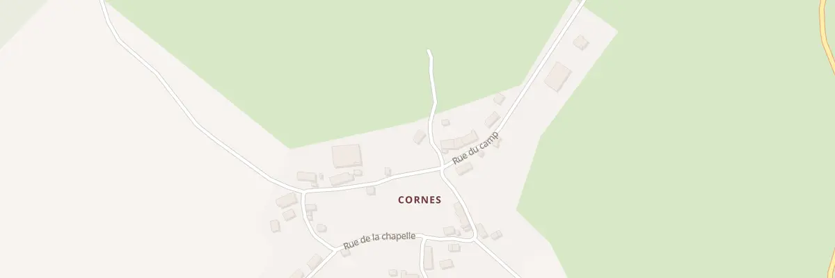 Plan du 5003F Corne à Bourg-Lastic