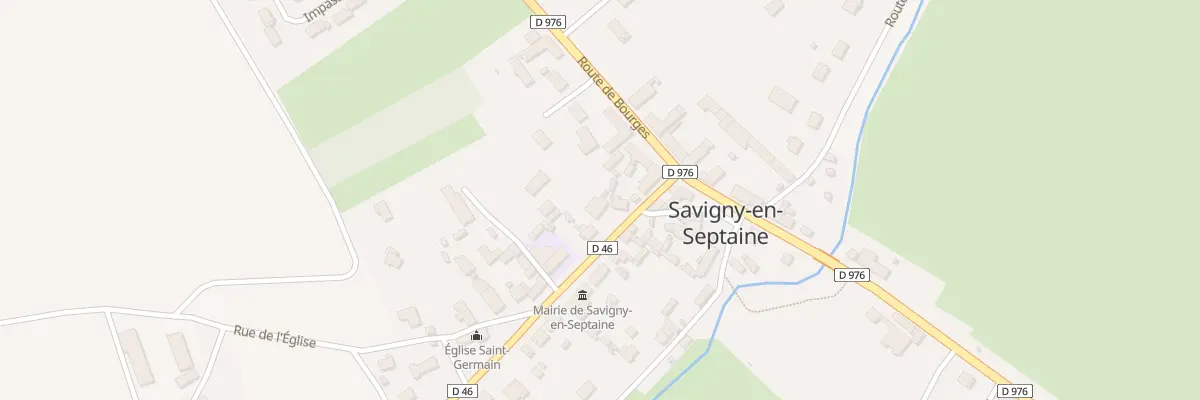 Plan du 4 Rte de Saint Just à Savigny-en-Septaine
