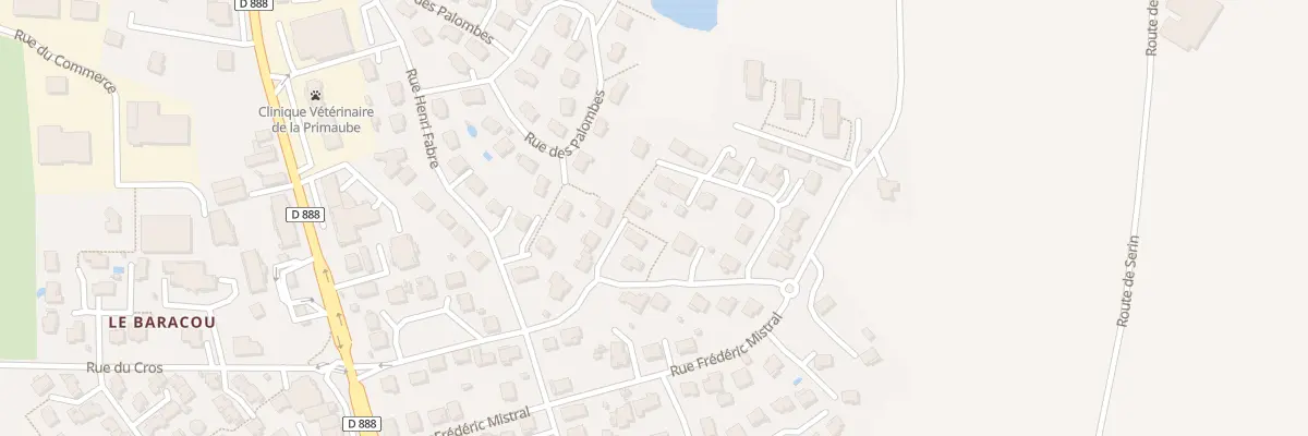 Plan du 25 Rue du Baracou à Luc-la-Primaube