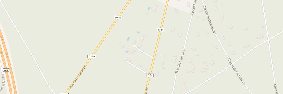 Plan du 604 Rue Jean Moulin à Arbonne-la-Forêt