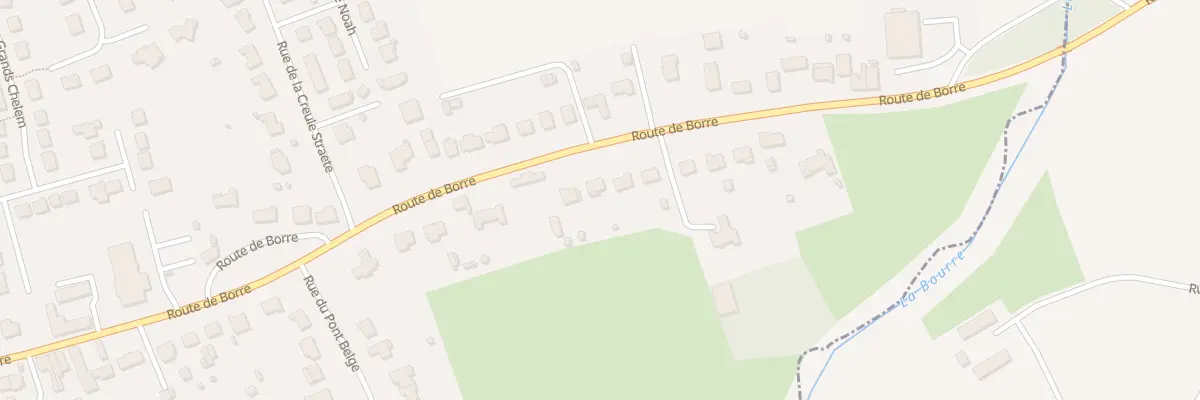 Plan du 208 Rte de Borre à Hazebrouck