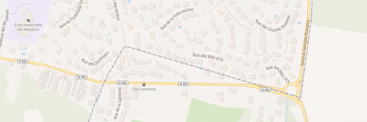 Plan du 25 Rue des Blés d’Or à Marolles-en-Brie