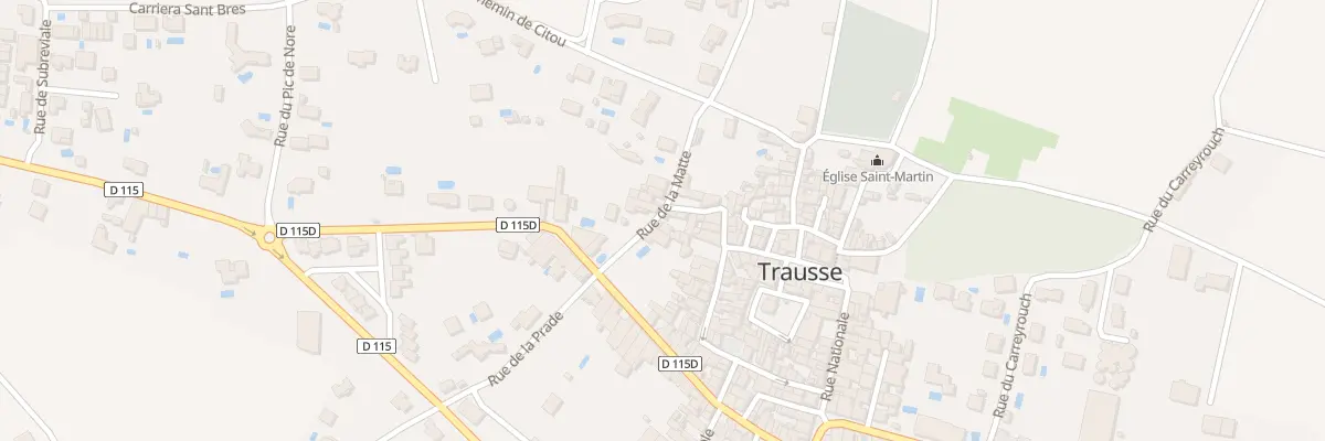 Plan du 4 Rue de la Matte à Trausse