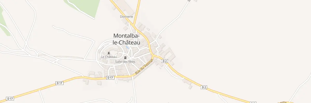 Plan du 24 Le Village à Montalba-le-Château