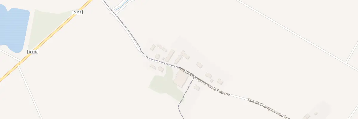 Plan du 30 Rue de Champmoreau-Poterne à Chapelon