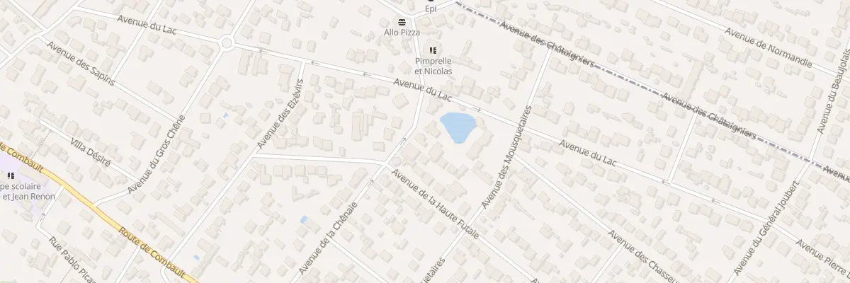 Plan du 24 Av de la Chênaie à Villiers-sur-Marne
