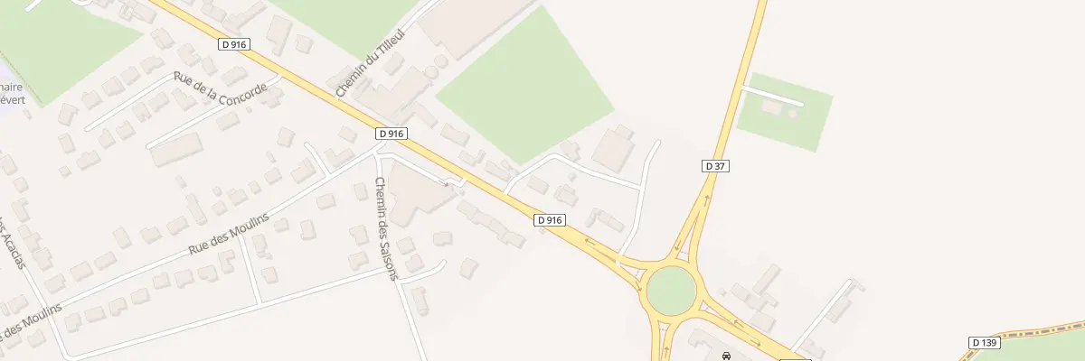 Plan du 105B Rte Nationale à Saint-Sylvestre-Cappel