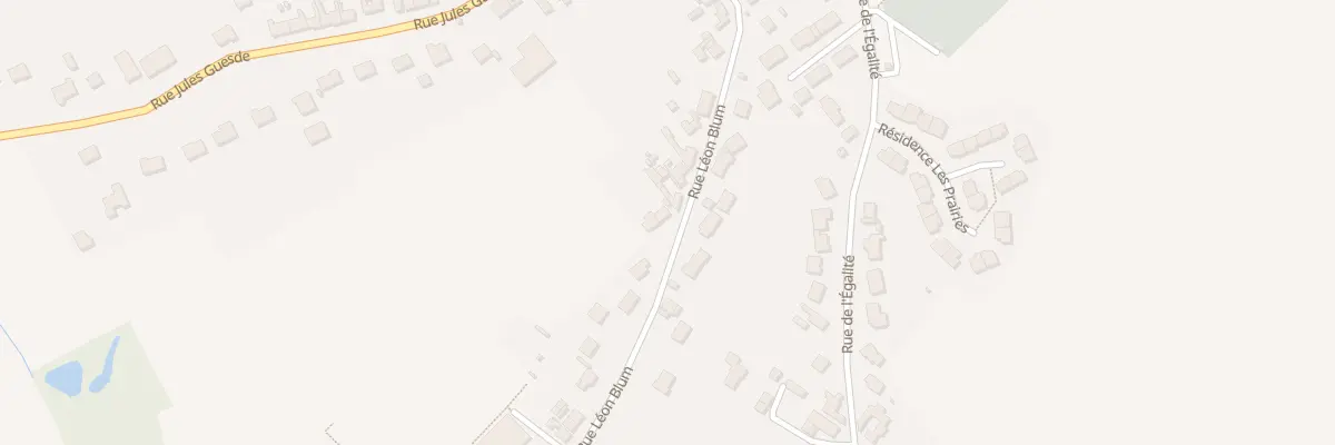 Plan du 272 Rue Leon Blum à Labeuvrière