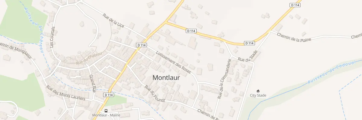 Plan du 159C Le Village Montlaur à Val-de-Dagne