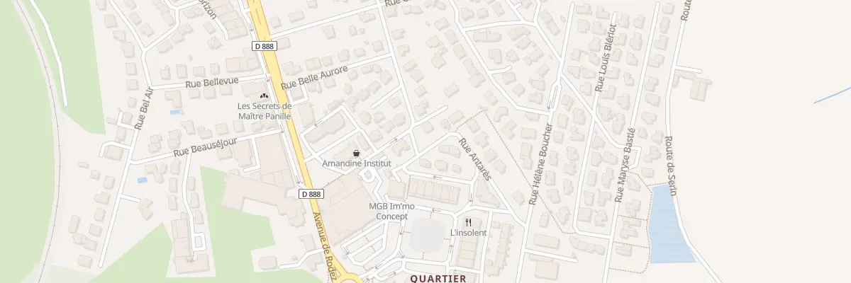 Plan du 2 Rue Henri Fabre à Luc-la-Primaube