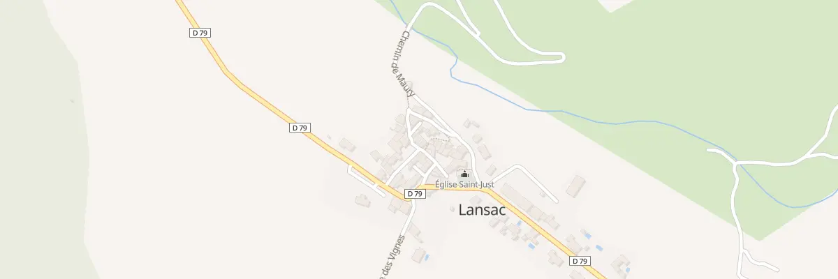 Plan du 17 Village à Lansac